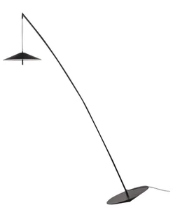 Lampa podłogowa metalowa czarna COMALIE - Lampy stojące - miniaturka - grafika 1