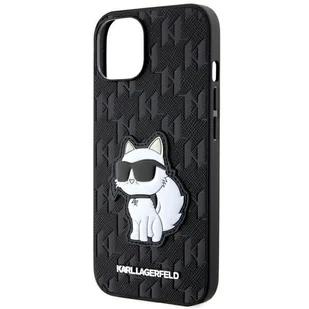 Karl Lagerfeld KLHCP14MSAKHPCK iPhone 14 Plus 6.7" czarny/black Saffiano Monogram Choupette - Etui i futerały do telefonów - miniaturka - grafika 6