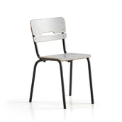 Podnóżki, podpórki, podkładki - Krzesło szkolne SCIENTIA, model niski, 460 mm, antracyt/szary - miniaturka - grafika 1