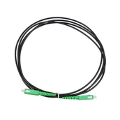 Kable światłowodowe - EXTRALINK PATCHCORD SC/APC-SC/APC SM SIMPLEX 3.0MM 1M BLACK - miniaturka - grafika 1