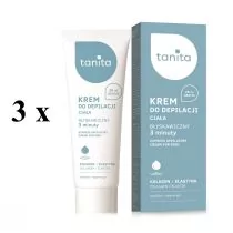Tanita Express Depilatory Cream For Body błyskawiczny krem do depilacji ciała Kolagen 3x125ml - Depilacja - miniaturka - grafika 1