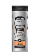 Żele pod prysznic dla mężczyzn - On Line Żel pod prysznic 3in1 Spicy Orange dla mężczyzn 400ml - miniaturka - grafika 1