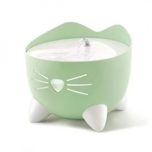 Catit - Pixi Fountain - fontanna poidło dla kota 2,5 l kolor zielony jasny - Miski dla kotów - miniaturka - grafika 1