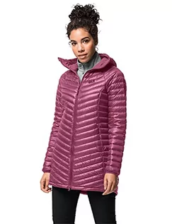 Kurtki damskie - Jack Wolfskin Damska kurtka Atmosphere Coat W Fioletowy kwarc S 1204691 - grafika 1