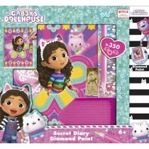 Pamiętnik Notes Haft diamentowy Koci Domek Gabi - Szkolne artykuły papiernicze - miniaturka - grafika 1