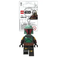 Breloczki dla dzieci - Brelok LEGO Star Wars Boba Fett LGL-KE188 z latarką - miniaturka - grafika 1