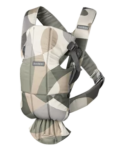 Babybjorn Nosidełko Mini Cotton Khaki/Green - Nosidełka dla dzieci - miniaturka - grafika 1