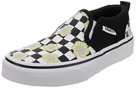Buty dla dziewczynek - Vans Asher sneakersy dziewczęce, Flower Checkerboard Multi White, 33 EU - miniaturka - grafika 1