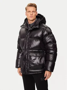EA7 Emporio Armani Kurtka puchowa 6DPB31 PN2MZ 1200 Czarny Regular Fit - Kurtki męskie - miniaturka - grafika 1