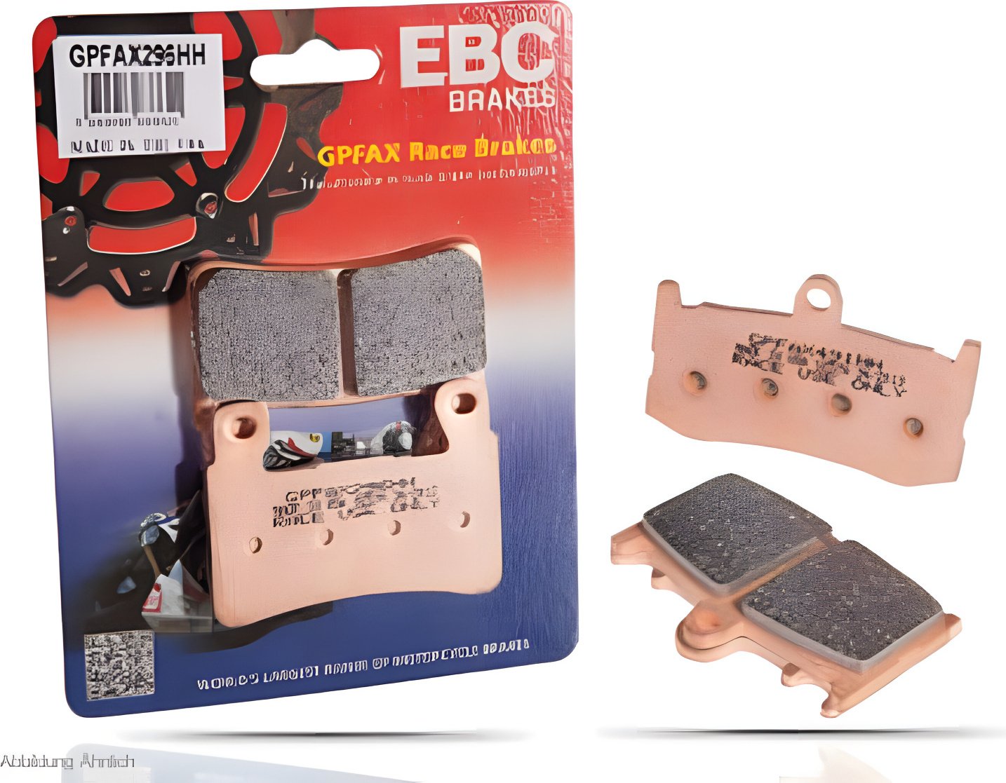 Klocki hamulcowe EBC GPFAX663HH Extreme Pro Racing spiekany metal do Yamaha YZF-R3 MT-03 A 320 / 321 ccm Rok 2015 - 2022