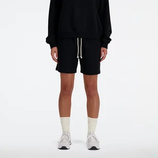 Spodenki damskie New Balance WS41508BK czarne - Spodnie sportowe damskie - miniaturka - grafika 1