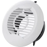 Kratki wentylacyjne - Okrągła kratka wentylacyjna ABS ze zintegrowaną moskitierą do łazienki, biura i kuchni (nowa prosta krawędź 200 mm) - miniaturka - grafika 1