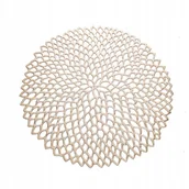 Obrusy i serwetki - Podkładka fi 38 Dekoracyjna Sunset Okrągła Złoty - miniaturka - grafika 1