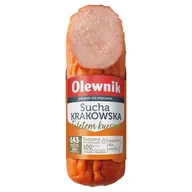 Pasztet i przetwory mięsne - Olewnik Krakowska sucha z filetem z kurczaka 255 g - miniaturka - grafika 1