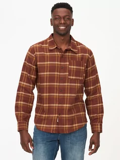 Koszule męskie - Marmot Koszula "Fairfax Novelty" w kolorze brązowym - grafika 1