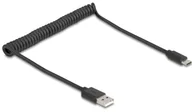 Kable USB - DeLOCK 90368 kabel USB USB 2.0 0,75 m USB A USB C Czarny - miniaturka - grafika 1