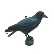 Oczka wodne - Outsideliving Ubbink Figurka kruka, czarna, 27 cm, 1382523 - miniaturka - grafika 1