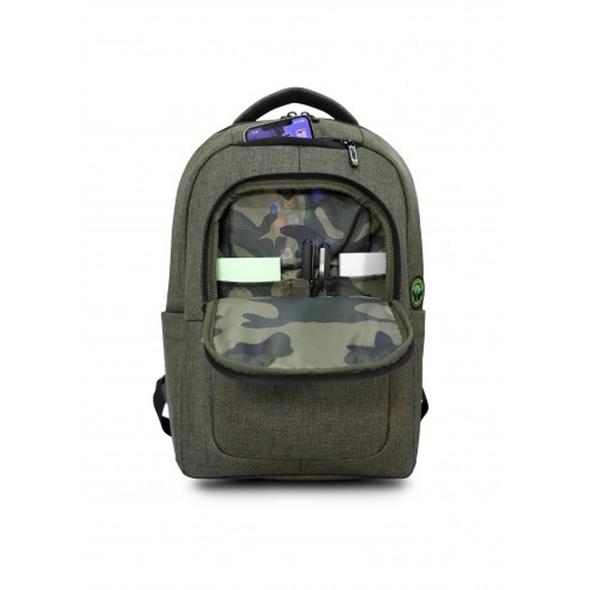 Urban Factory ECB34UF Torba na laptopa 35,8 cm (14,1') Plecak Khaki