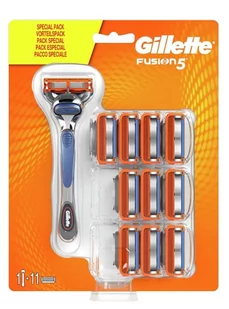 Gillette maszynka do golenia męska Fusion5 + 10 głowic - Maszynki do golenia i wkłady - miniaturka - grafika 1