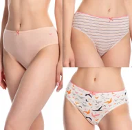 Majtki damskie - LAMA 120BIB-75 majtki damskie FIGI 3-PAK - S - miniaturka - grafika 1