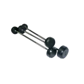 Sztangi - Sztanga prosta z obciążeniem ogumowana 35 kg AC-1217 - miniaturka - grafika 1