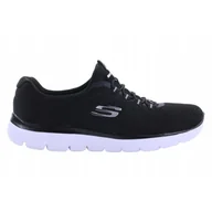 Buty trekkingowe damskie - Buty na co dzień damskie SKECHERS SUMMITS wsuwane - miniaturka - grafika 1