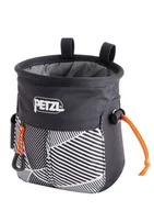 Sprzęt wspinaczkowy - Woreczek na magnezję Petzl Sakapoche - black dazzle - miniaturka - grafika 1