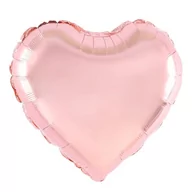 Wesele i ślub - Balon foliowy serce rose gold wesele urodziny wieczór panieński 45 cm - miniaturka - grafika 1
