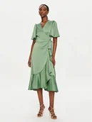 Sukienki - YAS Sukienka koktajlowa Thea 26028890 Zielony Standard Fit - miniaturka - grafika 1