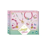 Prace ręczne dla dzieci - Janod Zestaw kreatywny do tworzenia biżuterii z motylami Wróżki Magic Fairies 6+ - miniaturka - grafika 1