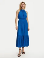 Sukienki - Morgan Sukienka koktajlowa 222-RAMAGE Niebieski Regular Fit - miniaturka - grafika 1