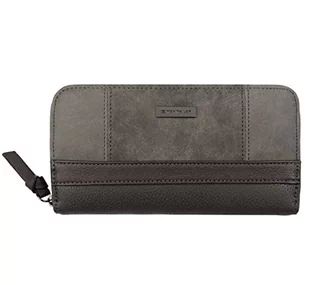 TOM TAILOR - Womenswear JUNA damski portfel one size, szary, 20x2,5x10,5, szary, 20x2,5x10,5 - Portfele - miniaturka - grafika 1