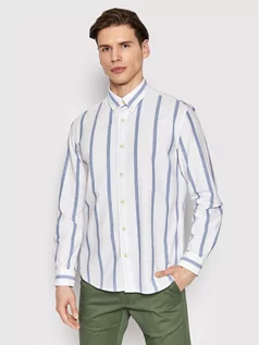 Koszule męskie - Selected Homme Koszula Jalte 16083634 Biały Regular Fit - grafika 1