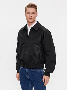 Calvin Klein Kurtka bomber Sateen K10K112370 Czarny Regular Fit - Kurtki męskie - miniaturka - grafika 1