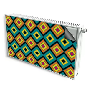magnes mata magnetyczna kaloryfer dekor kolorowe kwadraty - Dekoracje domu - miniaturka - grafika 1