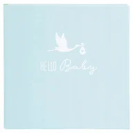 Albumy fotograficzne - Album na Narodziny Dziecka Hello Baby blue 60pg/WH - miniaturka - grafika 1