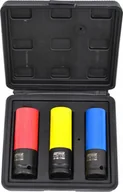 Narzędzia samochodowe - AWTools AWTOOLS ZESTAW NASADEK DO FELG ALUMINIOWYCH KOMPLET 17-19-21mm 3szt. - miniaturka - grafika 1