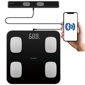 Wagi łazienkowe - Klausberg KB-7852 czarna - miniaturka - grafika 1