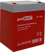 Baterie do zasilaczy awaryjnych UPS - polBAT Akumulator AGM 12V 5Ah polBAT - miniaturka - grafika 1