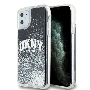 Etui DKNY Liquid Glitter Big Logo na iPhone 11 / Xr - czarne - Etui i futerały do telefonów - miniaturka - grafika 1