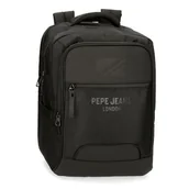 Plecaki - Pepe Jeans Bromley, plecaki, plecaki kabinowe, torby na ramię Joumma Bags, poliester, różne rozmiary, czarny, zielony, czerwony, szary, poliester., Czarny (Black), Talla única, Potrójny plecak - miniaturka - grafika 1