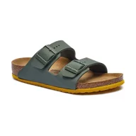 Buty dla dziewczynek - Birkenstock Klapki Arizona z dodatkiem skóry - miniaturka - grafika 1