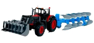 Traktor z turem i pługiem - TOYS Paweł Wojda - Samochody i pojazdy dla dzieci - miniaturka - grafika 1