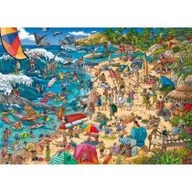 Puzzle - Heye Puzzle 1000 elementów. Zwariowana plaża, Tanck (puzzle+plakat) - miniaturka - grafika 1