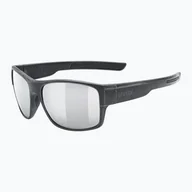 Okulary przeciwsłoneczne - Okulary przeciwsłoneczne UVEX Esntl Urban black matt/mirror silver - miniaturka - grafika 1