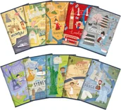 Zeszyty szkolne - TOP 2000 Zeszyt A5 32k linia podwójna kolorowa CITIES OF THE WORLD 400157923 2000 - miniaturka - grafika 1