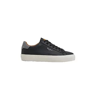 Pepe Jeans Brady Men Basic Black trainers - Pepe Jeans - Obuwie męskie  Półbuty 