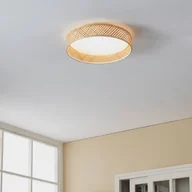 Lampy sufitowe - Lampa sufitowa LED Luppineria, bambus, Ø 38cm - miniaturka - grafika 1