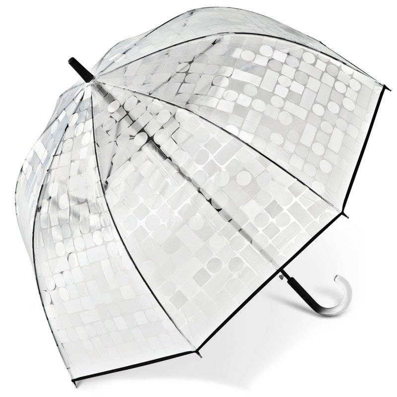 Pierre Cardin 83076 Long AC parasol transparentny z czarną obwódką
