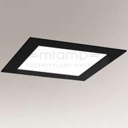 Lampy sufitowe - Shilo łazienkowa oprawa sufitowa LED Tottori IL 10W 1000lm 3000K czarna wpuszczana IP44 8059 - miniaturka - grafika 1